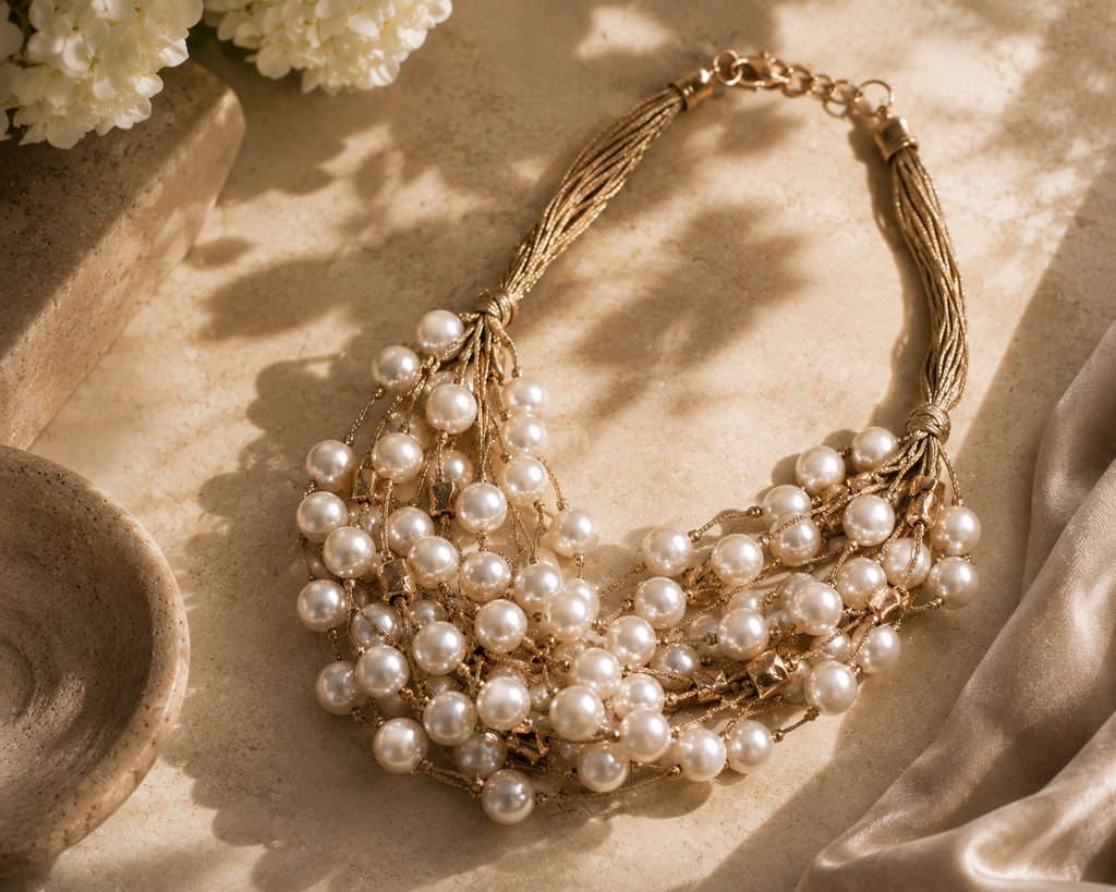 The Amalfi Pearl Statement Necklace